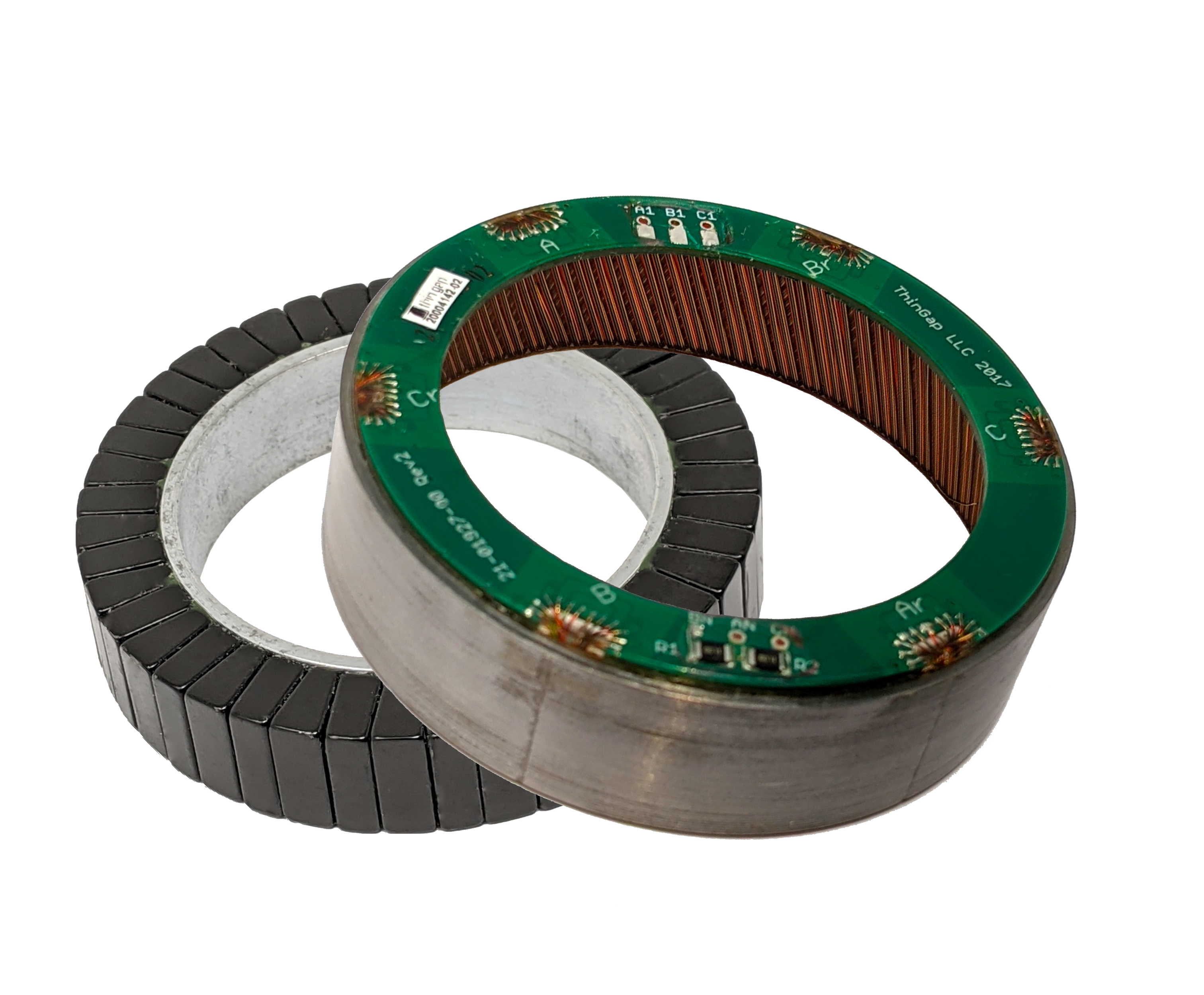 Cogging-free motor LSI 75-20 with axial length of 20.3 mm