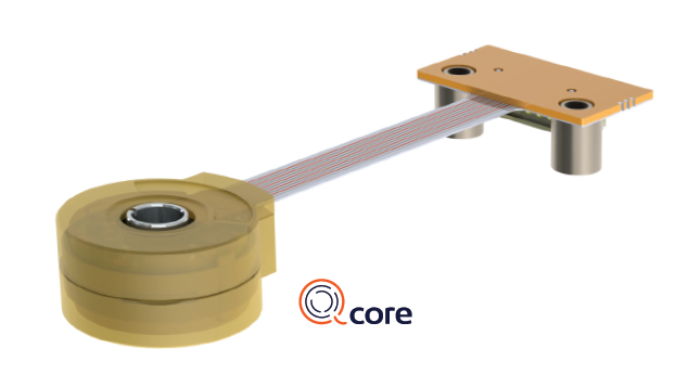 Smallest absoute capacitive encoder wordwide: Netzer DS-16 (only 16mm OD)