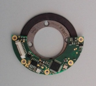 Magnetic encoder with large through-bore from Renishaw.