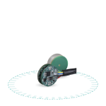 micro rotary encoder - the smallest member of the VLP series, designed for high-precision motion control with 0.5 mdeg accuracy
