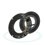 polyimide substrate radiation resistant encoder